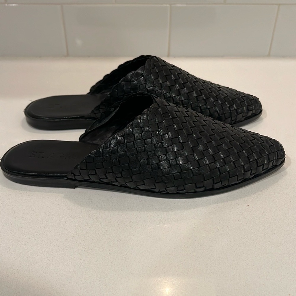 Gorgeous! Sold Out Style ‘St Agni’ Women's Caio Woven Pointed-Toe Mules! Size 39